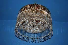 Хрустальная люстра L55070?450H280L7 GOD Золото/Коричневый/Белый (AN000616)