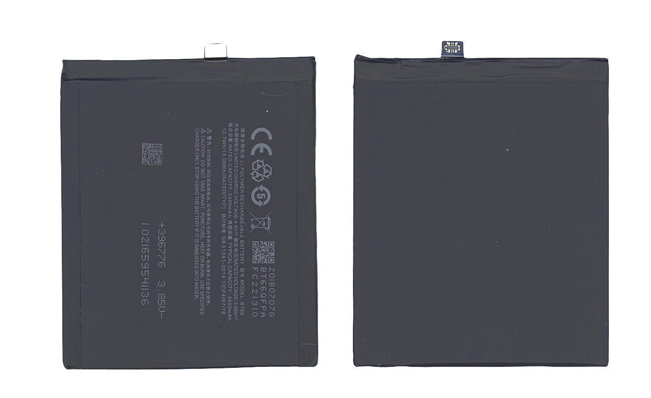 Акумулятор для смартфона Meizu BT66 Pro 6 Plus 3,85V 3400 mAh 13,09 Wh Black