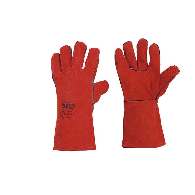 Рукавички краги зварювальника Сила р. 10,5 Червоний (481227)