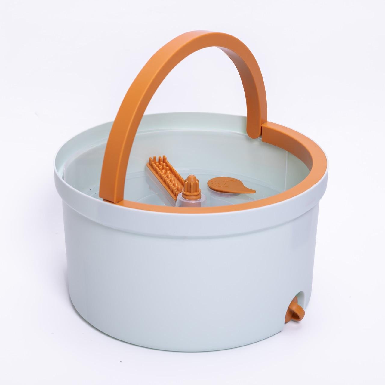 Набор для уборки HP-35015-45 швабра с отжимом 119 см и ведром 7 л Голубой (A-035271) - фото 6 Набор для уборки HP-35015-45 швабра с отжимом 119 см и ведром 7 л Голубой (A-035271) - фото 6