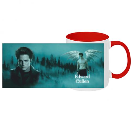 Кружка двухцветная с полной запечаткой Edward Cullen 320 мл Красно-белый (18451654-18-208033) Кружка двухцветная с полной запечаткой Edward Cullen 320 мл Красно-белый (18451654-18-208033)