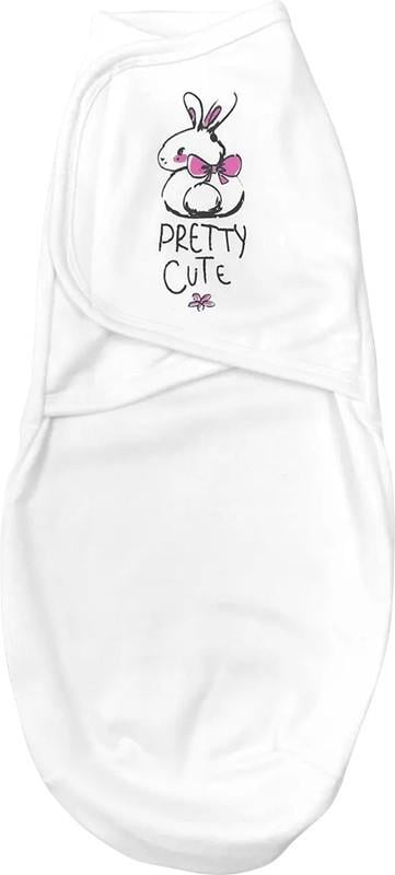 Пеленка-кокон на липучке Dexter's Pretty Cute 56-62 см Белый