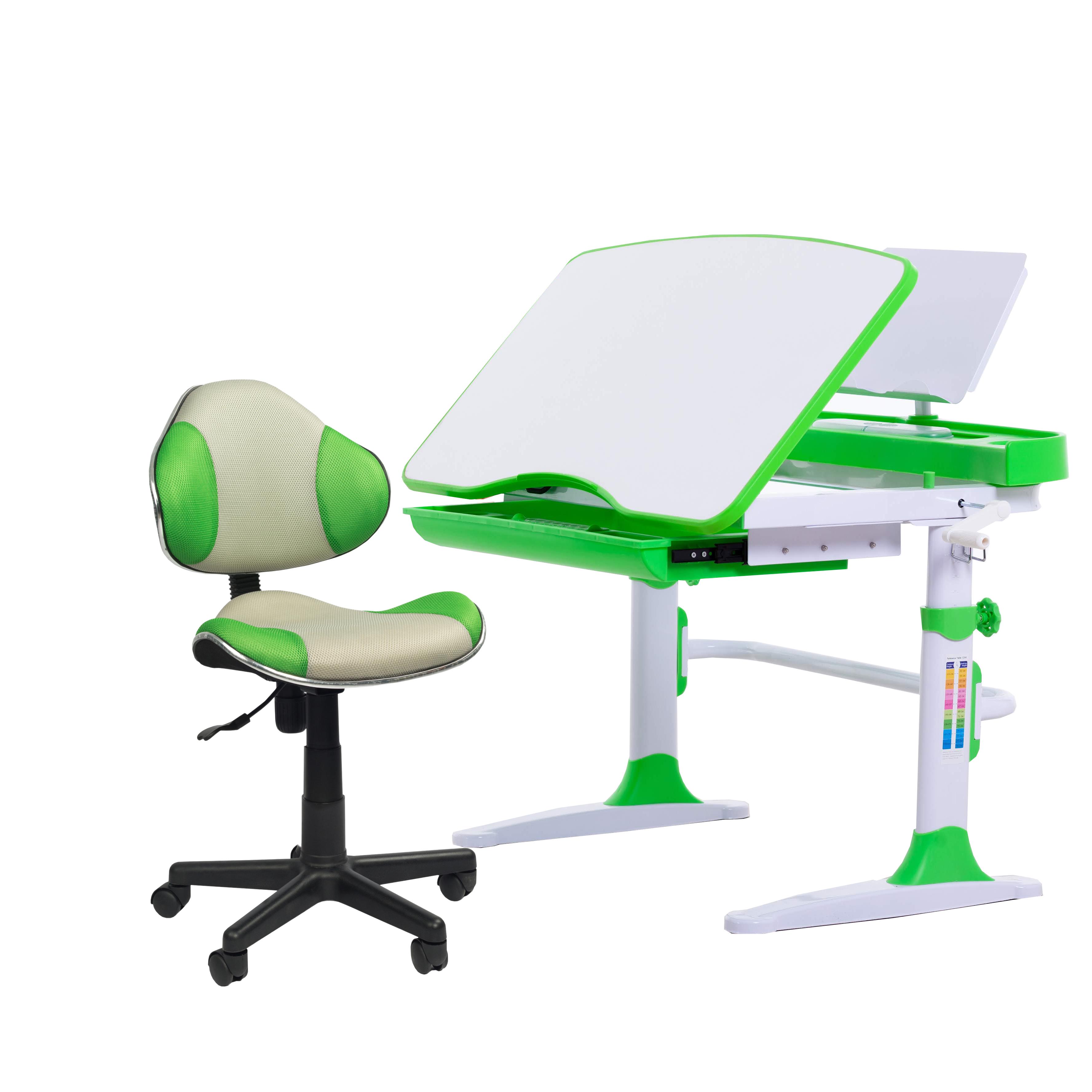 Комплект мебели Sector M9048-Green парта/кресло (KS028) - фото 2 Комплект мебели Sector M9048-Green парта/кресло (KS028) - фото 2