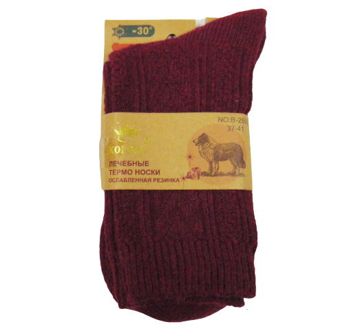 Носки термо лечебные Корона 2550 с ослабленной резинкой верблюжья шерсть р. 37-41 Бордовый (1675954385) Носки термо лечебные Корона 2550 с ослабленной резинкой верблюжья шерсть р. 37-41 Бордовый (1675954385)