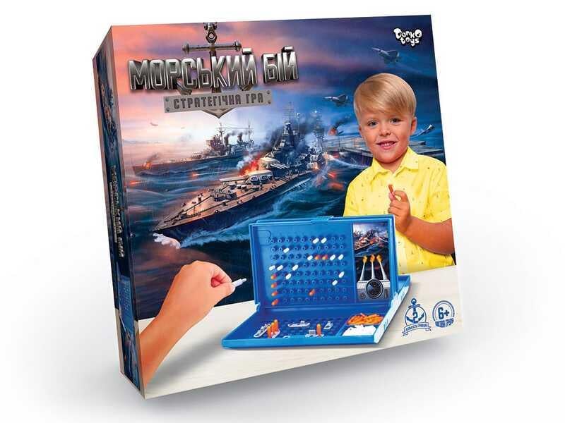 Настільна гра розважальна Danko Toys Морський бій G-MB-01 (MTT-144655)
