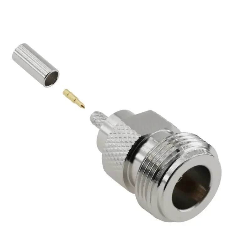 Коннектор N гнездо для коаксиального кабеля RG316 золото 1 шт. (000049096)