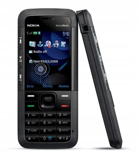 Кнопковий телефон Nokia 5310 Xpress Music Black - фото 2