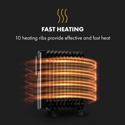 Масляний обігрівач KLARSTEIN Thermaxx Elevate Smart 2720 Вт до 54 м² - фото 8 Масляний обігрівач KLARSTEIN Thermaxx Elevate Smart 2720 Вт до 54 м² - фото 8