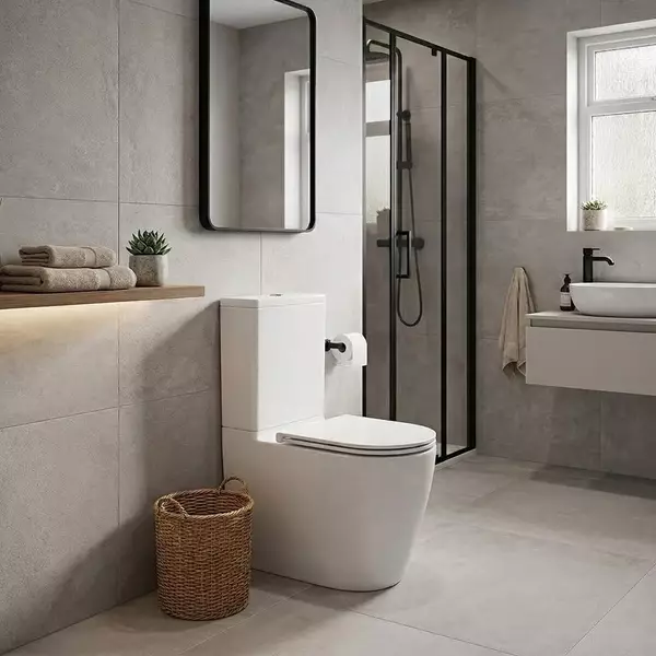 Унитаз-компакт Devit Do It 3010510 безобедочный с крышкой Vortex Flush Soft-Close Белый (35547844)