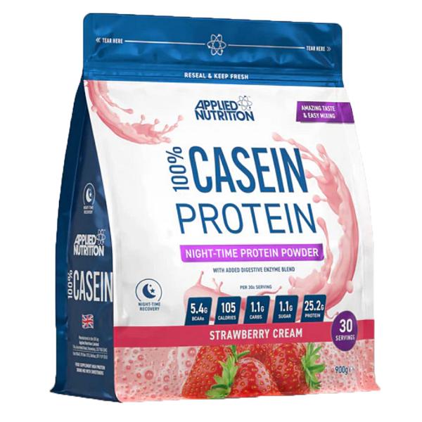 Протеин Applied Nutrition 100% Casein Клубника 900 г 30 порций (000021725)