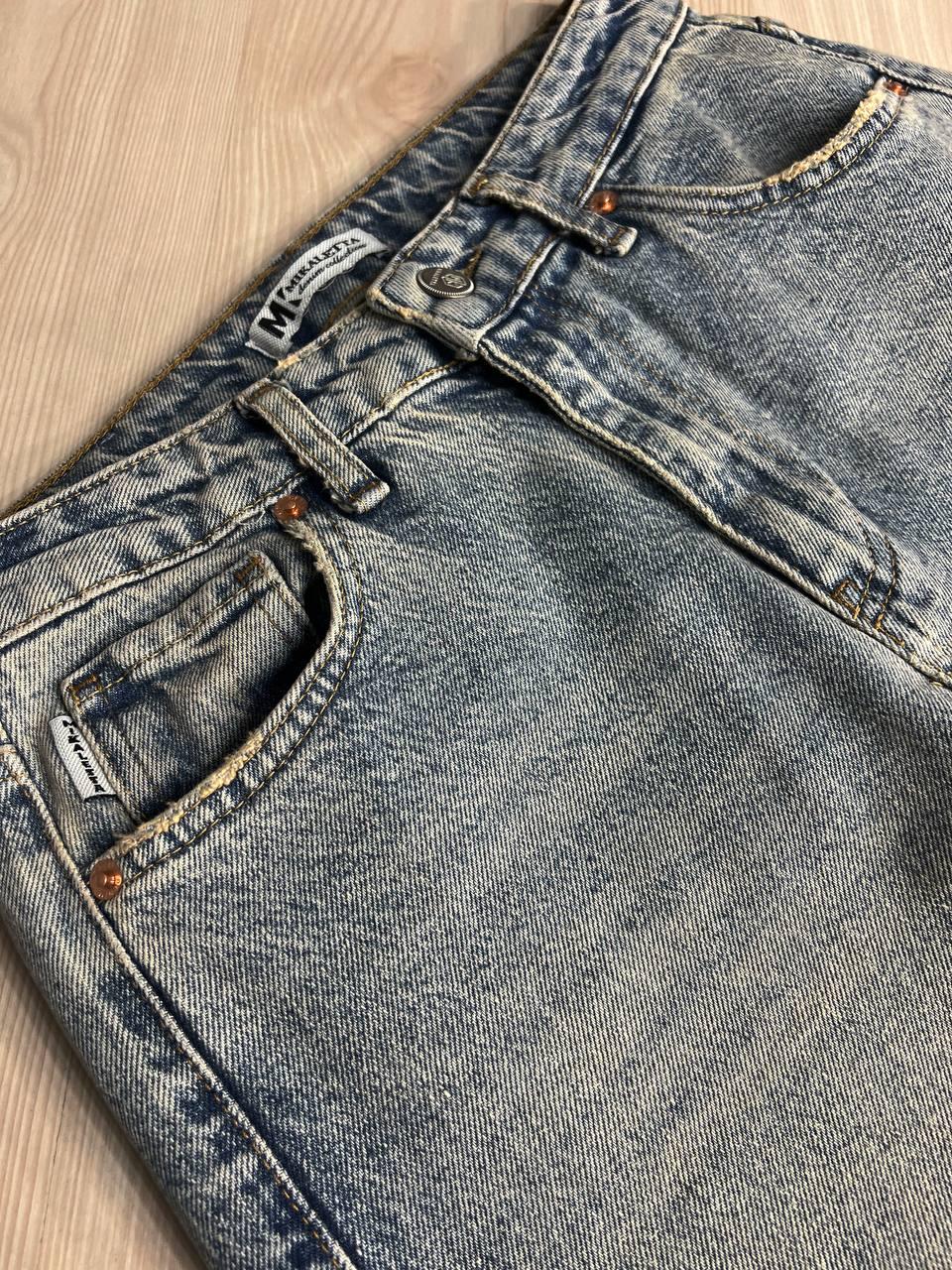 Джинси жіночі Mikaletta 3249-13254 MOM RELAX jeans банани висока посадка стрейчеві р. 27 Блакитний (3848) - фото 8