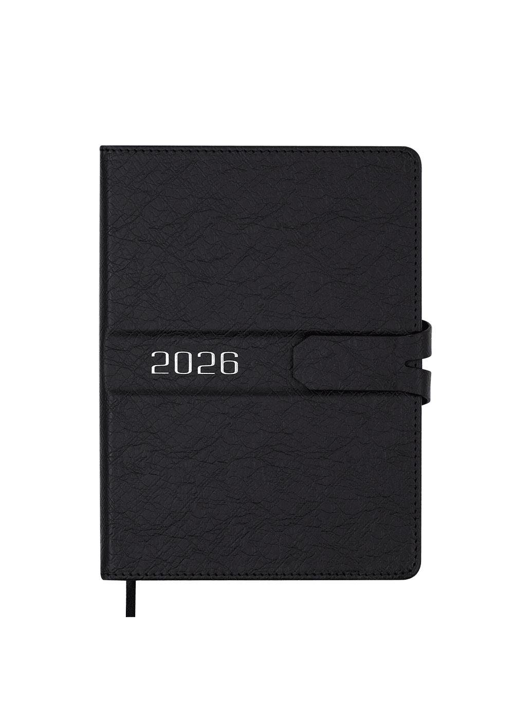Щоденник Buromax 2026 BELLE А5 датований Чорний (BM.21103-01)