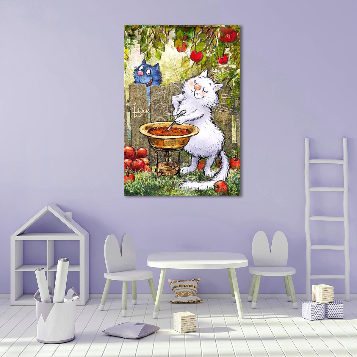 Модульная картина Варенье 1 модуль 80x120 см