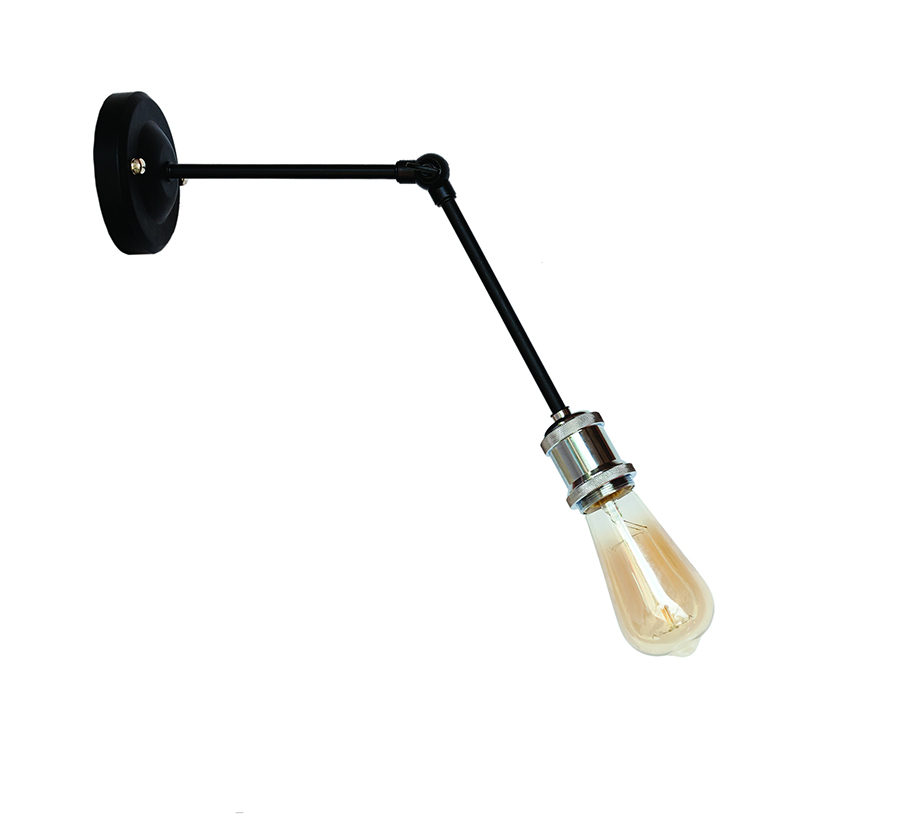 Бра Levistella Lofty довге з патроном AMP11 Чорний/Хром (1963530546)