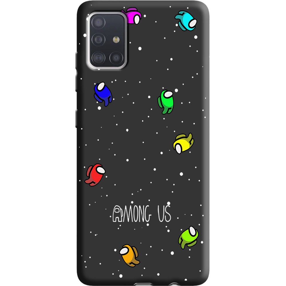 Чехол Boxface Samsung A515 Galaxy A51 Among Us Invisible Черный силикон (38808-bk76-38947) - фото 1