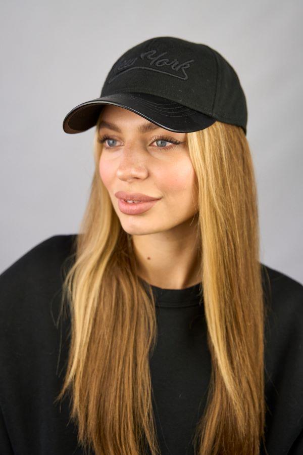 Бейсболка унисекс Braxton New York 6102-7 с кожаным козырьком кашемировая Темно-бежевый (2490978160)