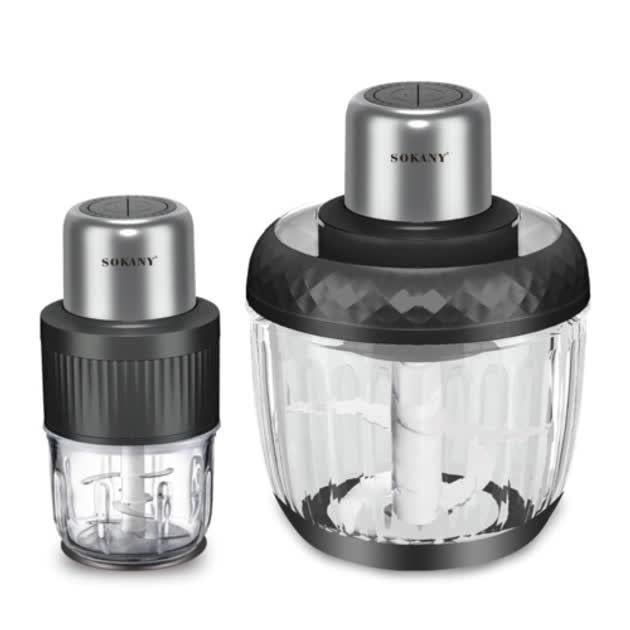 Блендер измельчитель Sokany SK-06008 с 2 чашами 0,5/3 л 800 Вт (29615306)