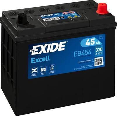 Акумулятор автомобільний EXIDE Excell 45 Ah 330A 12V