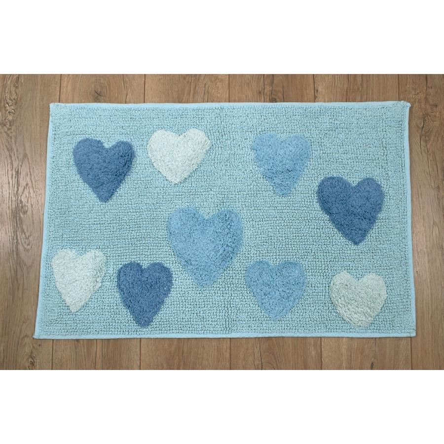 Коврик Irya Hearts azzuro 50х80 (svt-2000022242394)