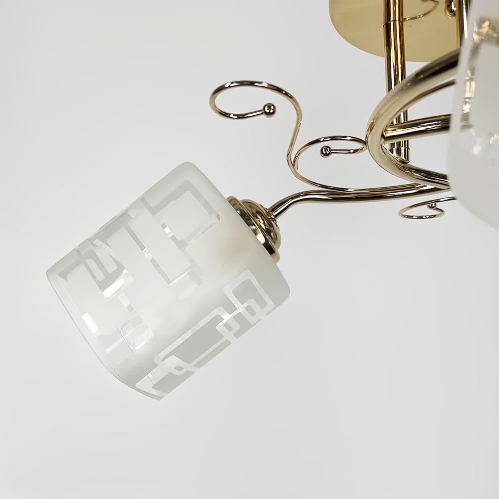 Люстра на 3 плафони Ø 45 см Золотий (2286/3B FGD) - фото 2 Люстра на 3 плафони Ø 45 см Золотий (2286/3B FGD) - фото 2