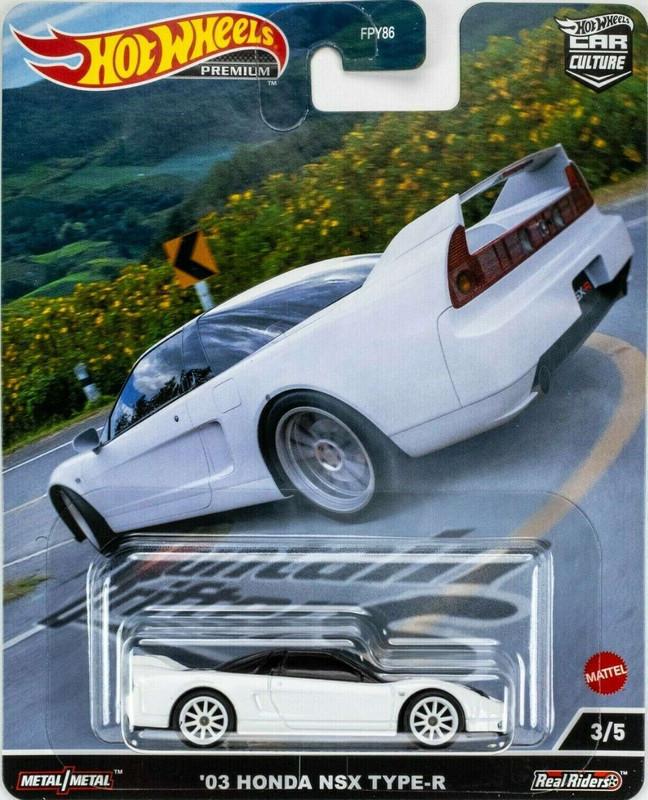 Игрушечная машинка Hot Wheels Premium 03 Honda NSX Type-R 2022 Mountain Drifters 3/5 Car Culture (HCK00)