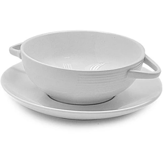 Тарелка суповая фарфоровая с блюдцем Stenson 421004 300 мл (NA005282) Тарелка суповая фарфоровая с блюдцем Stenson 421004 300 мл (NA005282)