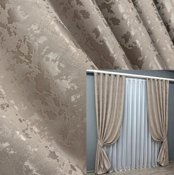 Тканина для штор Pavliani VO льон Сіро-бежевий (1717ш) - фото 5