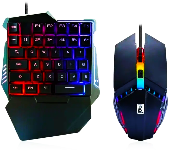 Комплект геймерський клавіатура/мишка RGB 198I G506 USB (25794393)