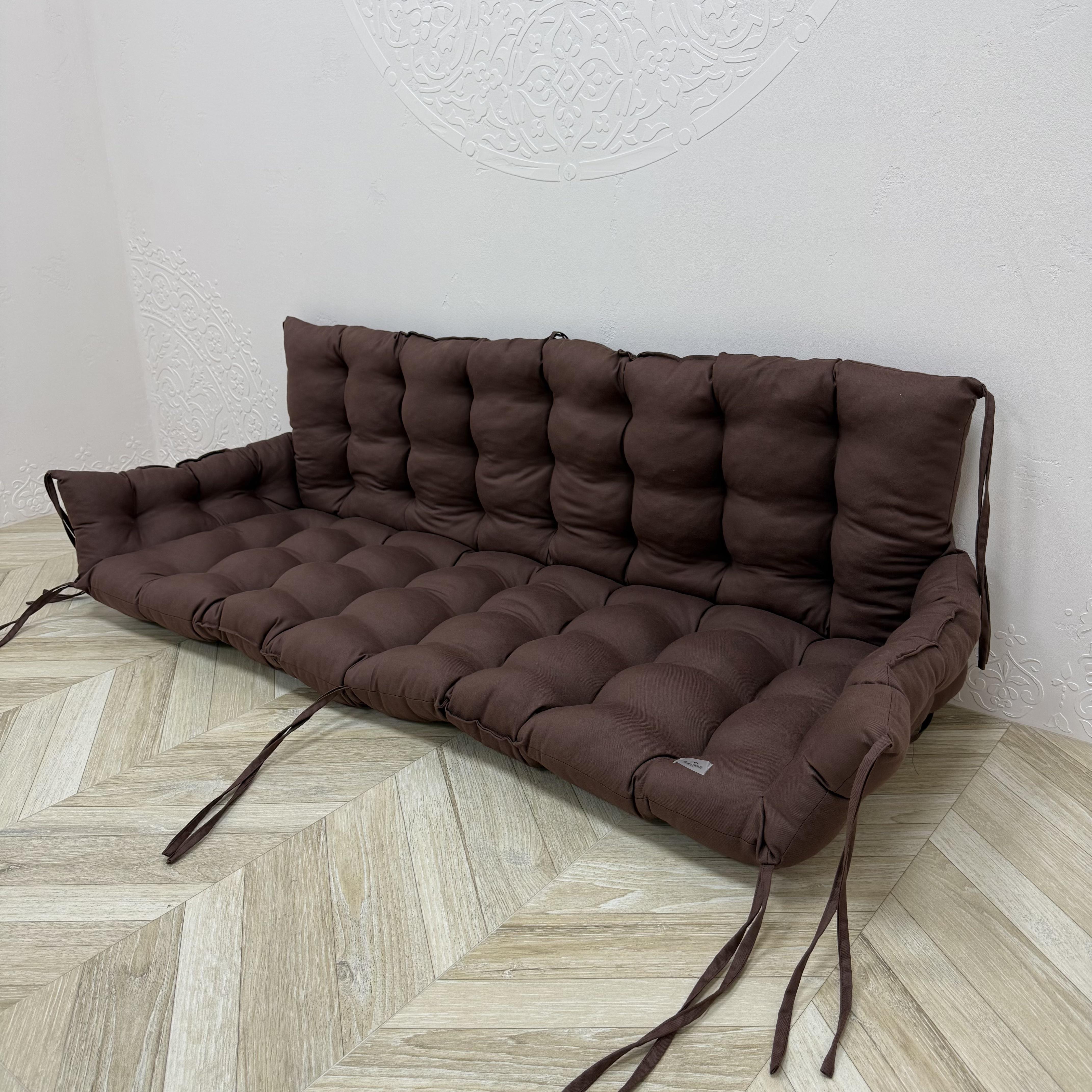Подушка Сomfort Home с бортами на поддоны/качели/каркасы/садовая мебель 100х50х50х20 см
