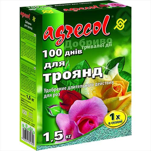 Удобрение Agrecol 100 дней для роз ТД Гекса-Украина 04-01-155 (IR01670)