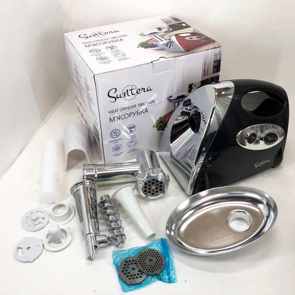 Мясорубка Suntera 1800 Вт Черный (291227) - фото 7