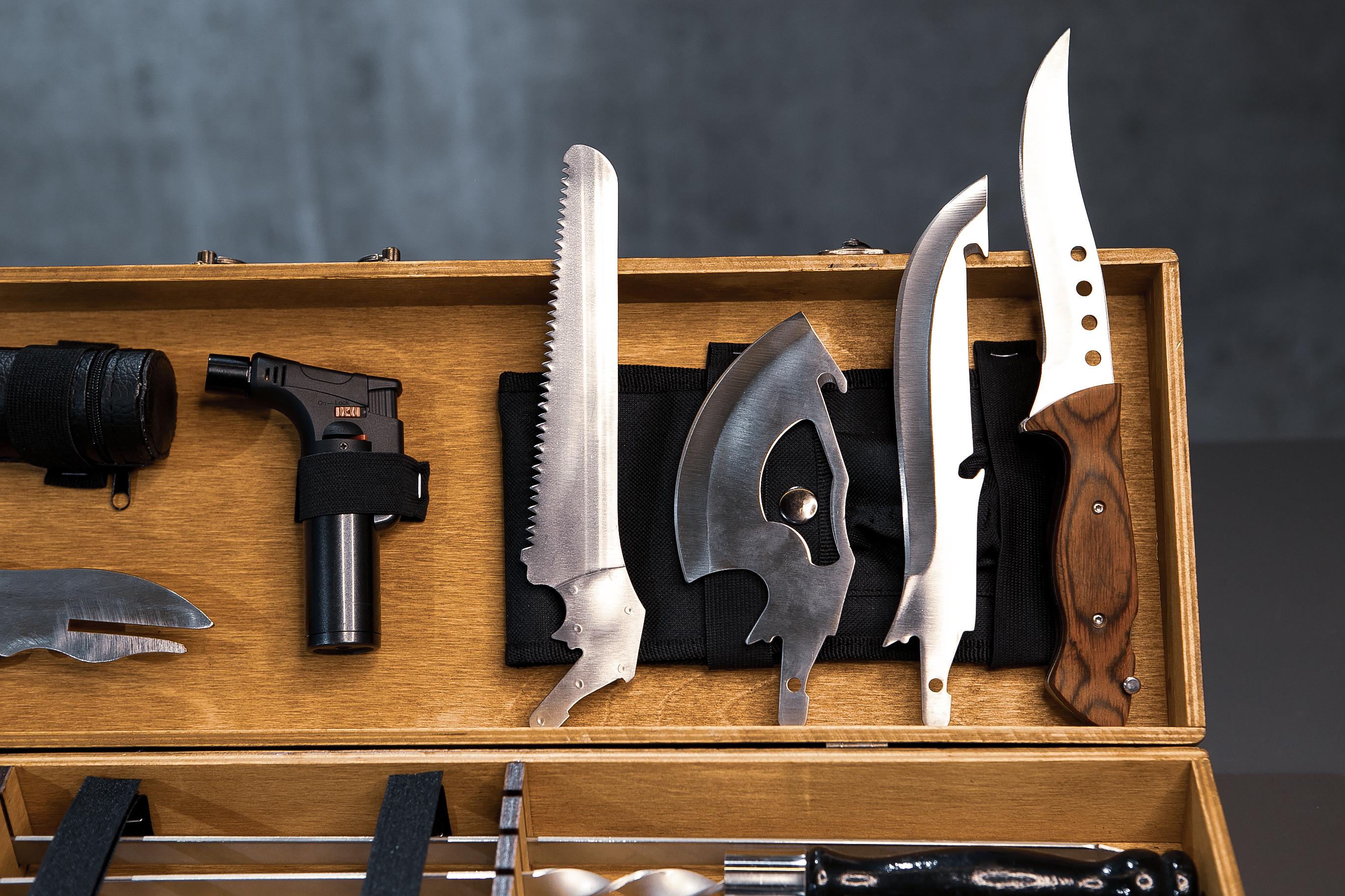 Шашлычный набор Grills L Светлое дерево - фото 9 Шашлычный набор Grills L Светлое дерево - фото 9