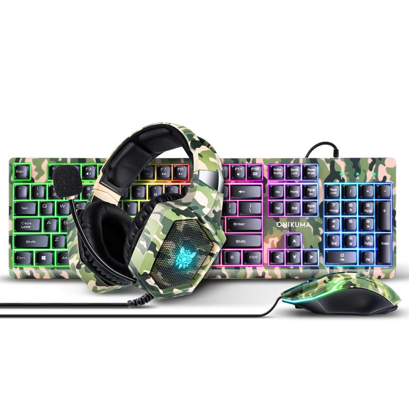 Клавиатура и мышка с наушниками ONIKUMA TZ3003 Gaming Combo 3в1 (12273440)