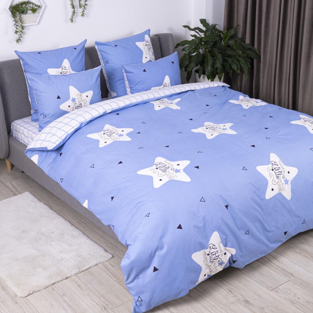 Комплект постельного белья ТЕП Soft Dreams Twinkle Stars евро 200х220 см наволочки 2х70х70 см (17688)