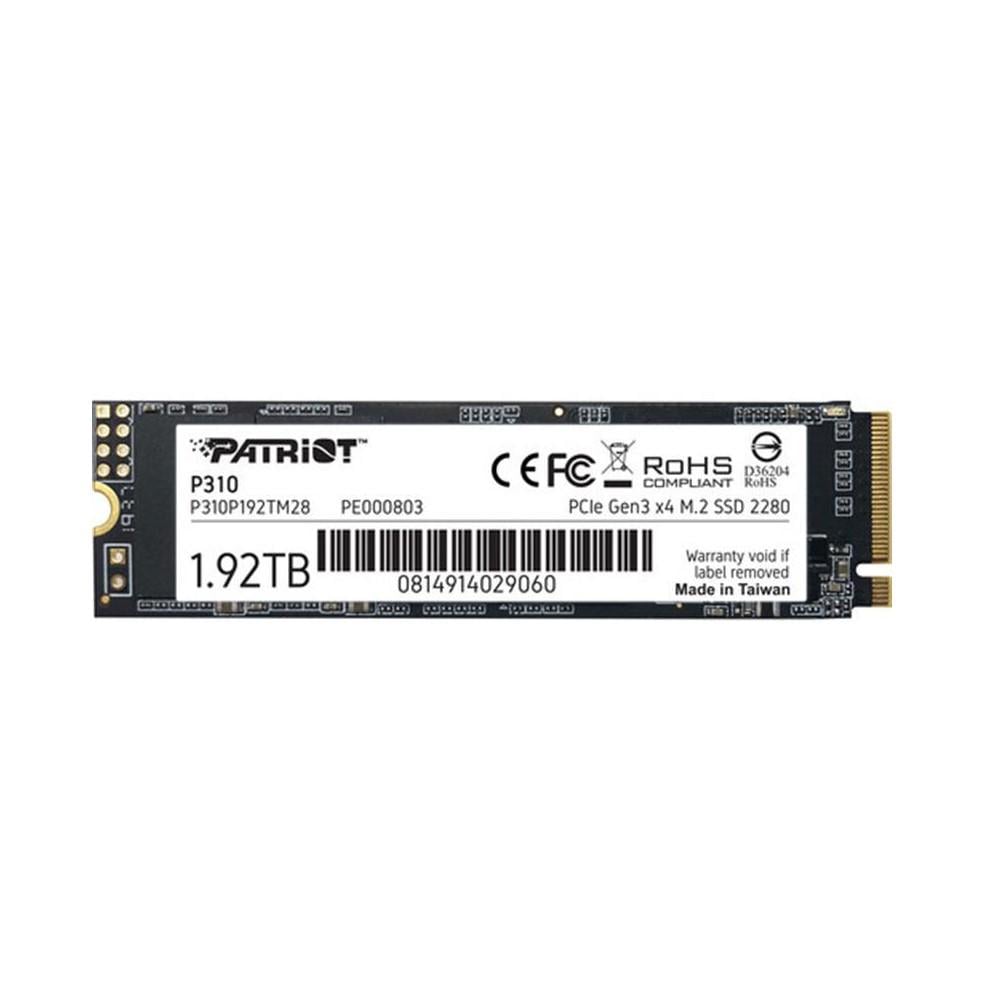 Накопитель SSD M.2 Patriot P310 1920 Гб NVMe 2280 PCIe 3.0x4 3D NAND TLC (34602526)