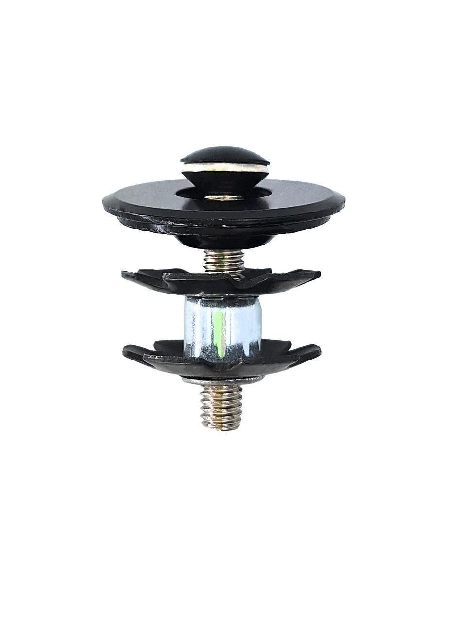 Якорь и крышка рулевой колонки Kenli KL-C05 1 1/8" Черный с серебристым (G0000591)