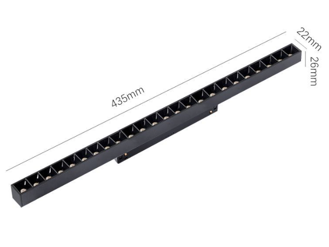 Магнитный трековый светильник Oledim OL436 24W Черный - фото 2 Магнитный трековый светильник Oledim OL436 24W Черный - фото 2