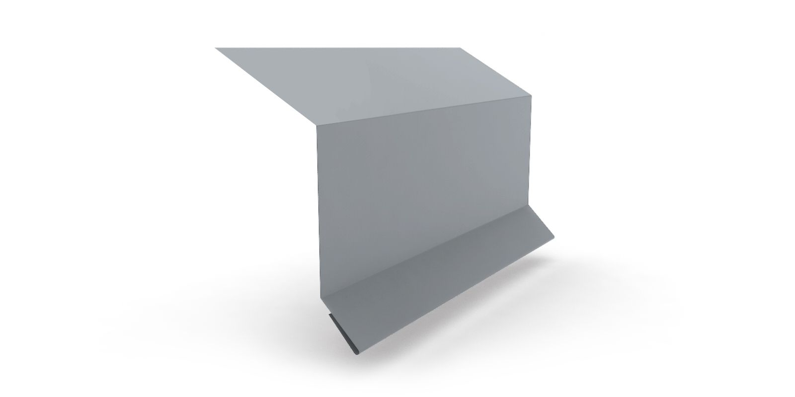 Планка карнизная оцинковка 2 м 0,45 мм