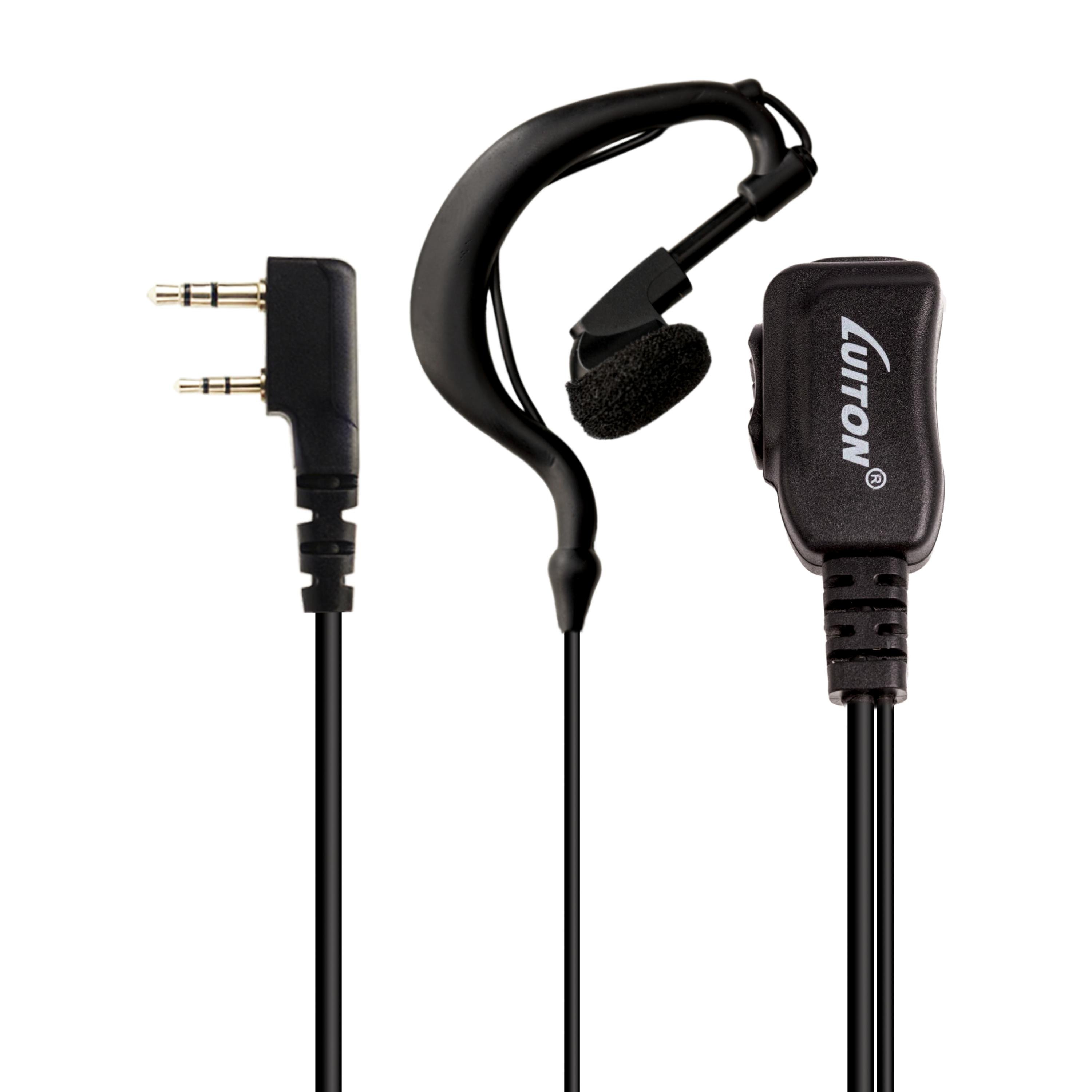 Гарнитура скрытого ношения Mirkit K10205 Earpiece для раций Baofeng/Kenwood 2-Pin (6134) - фото 1