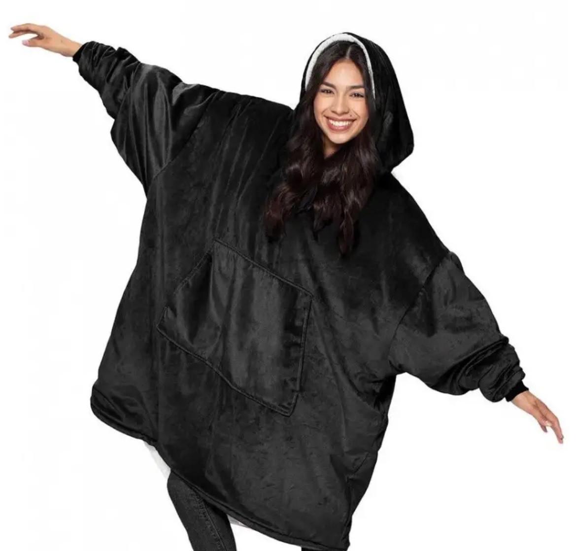 Плед с капюшоном и рукавами