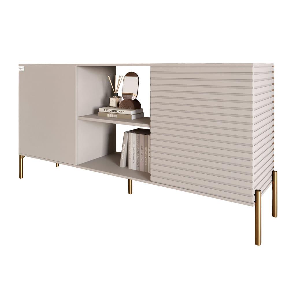 Комод открытый Lion Грей на золотых металлических ножках Кашемир/Кашемир (000-000-2017) - фото 2 Комод открытый Lion Грей на золотых металлических ножках Кашемир/Кашемир (000-000-2017) - фото 2