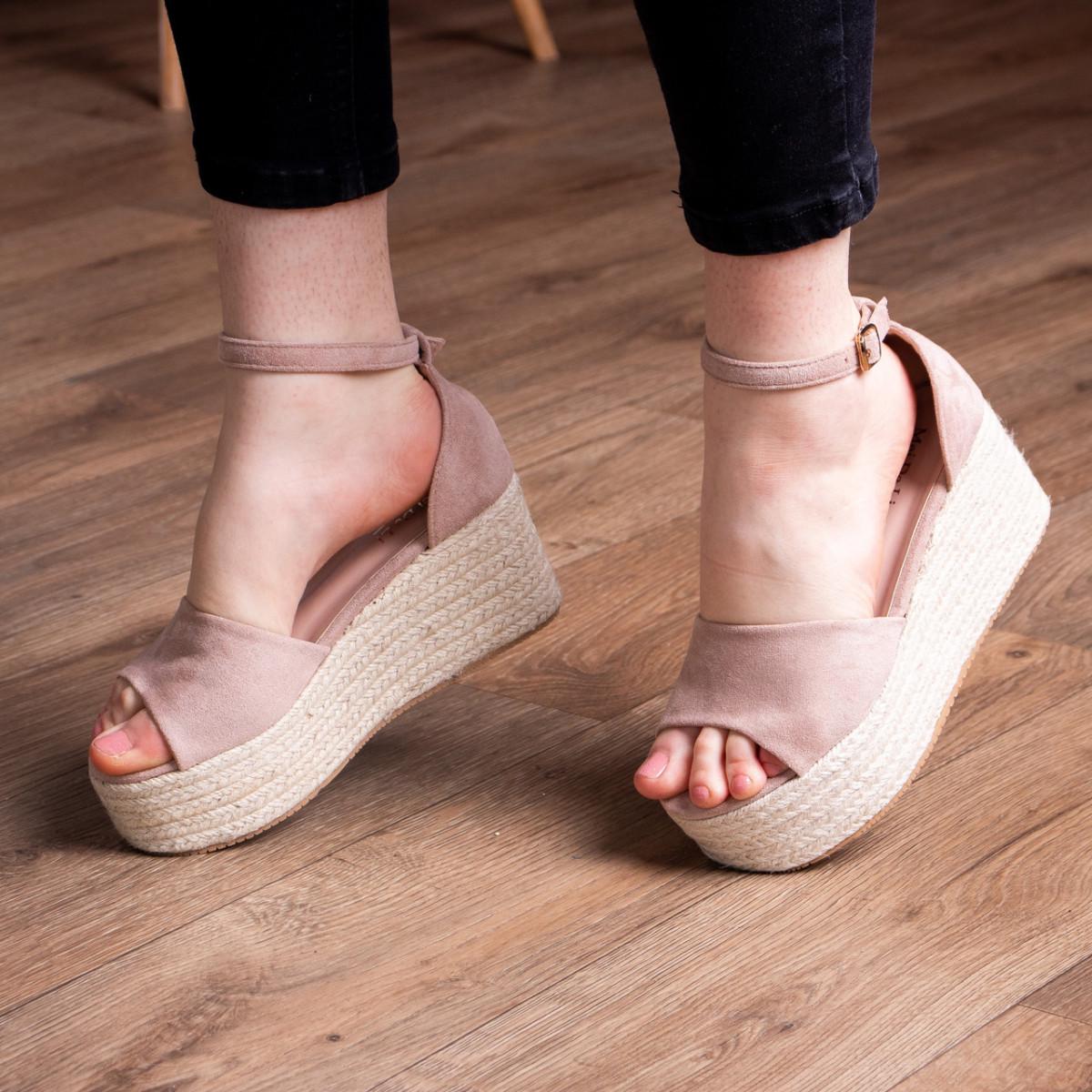 Босоножки женские Fashion р. 38 24,5 см Бежевый (2677)