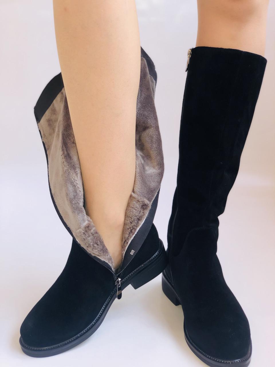 Сапоги женские зимние Molka р. 39 25,0 см Черный (2324) - фото 9
