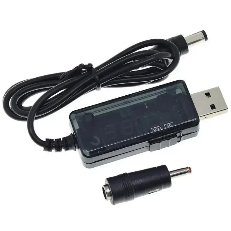 Кабель для роутера USB 5V to DC 9V-12V 3,5/5,5х2,1 для подключения к PowerBank - фото 3