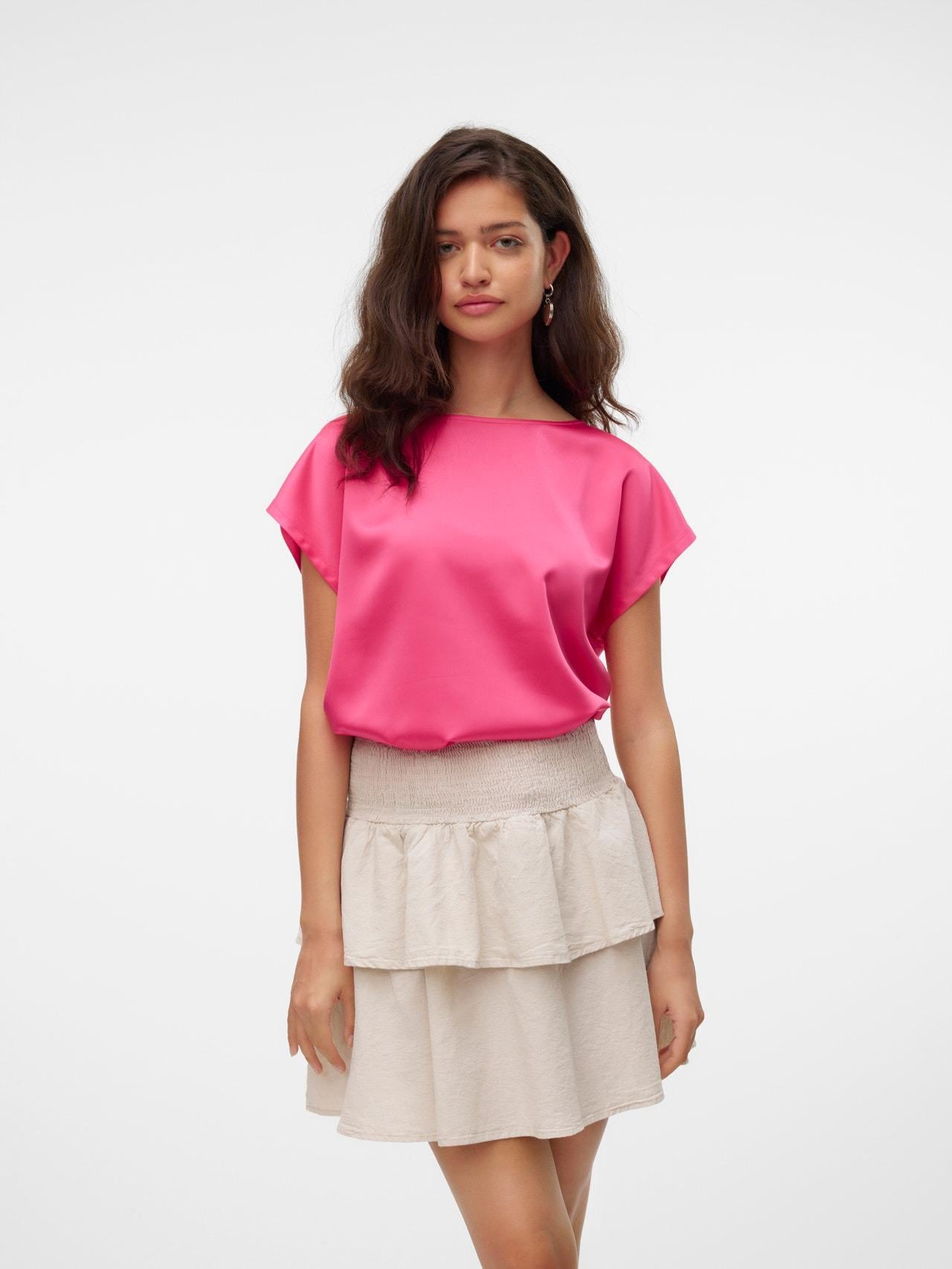Топ Vero Moda 10305151 M Малиновый