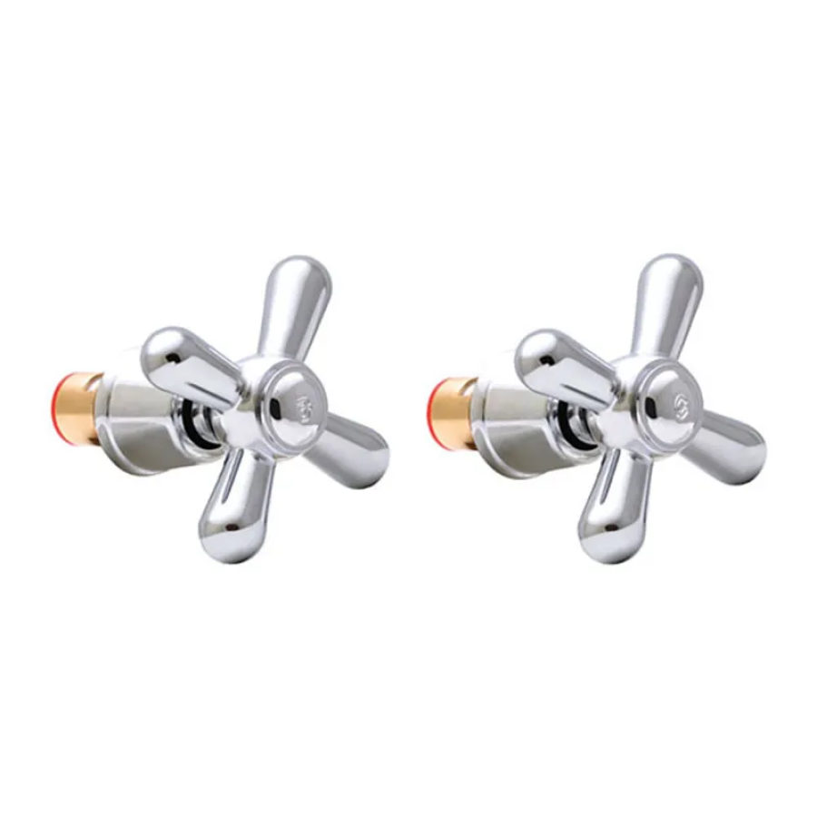 Ручки для смесителя Europroduct Dominox с кран-буксами пара (AC0556)
