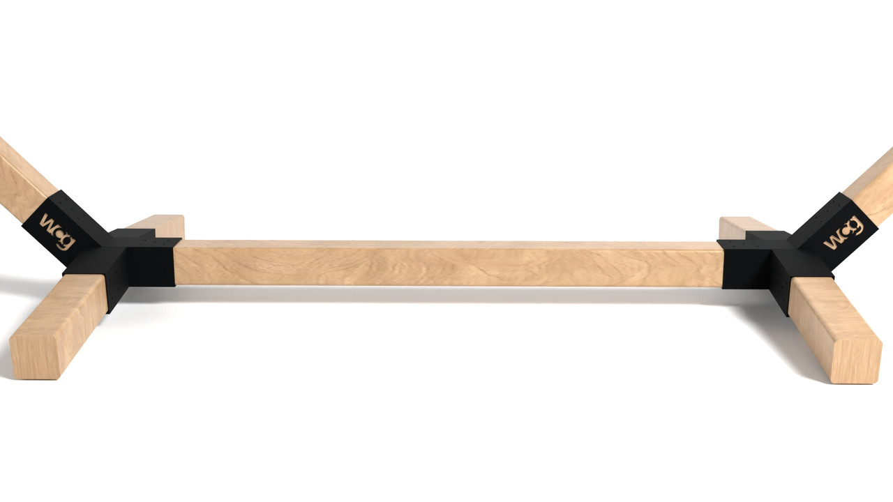 Комплект кронштейнов крестовых для гамака WCG из брусьев металлические соединители 45° 60x60 мм Черный (WCG-B60-S4-451) - фото 8 Комплект кронштейнов крестовых для гамака WCG из брусьев металлические соединители 45° 60x60 мм Черный (WCG-B60-S4-451) - фото 8