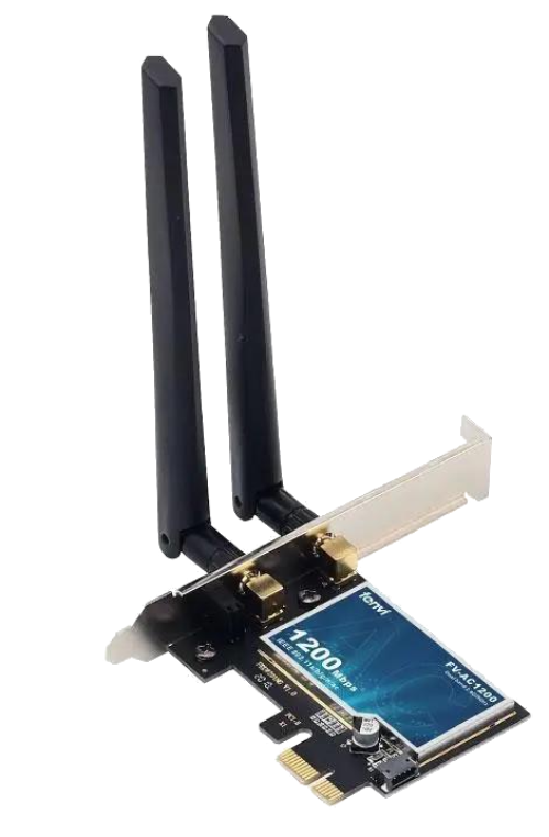 Адаптер двухдиапазонный PCI-E Wi-Fi 5 FENVI 2,4/5 GHz 1200 Mbps (1854894427)