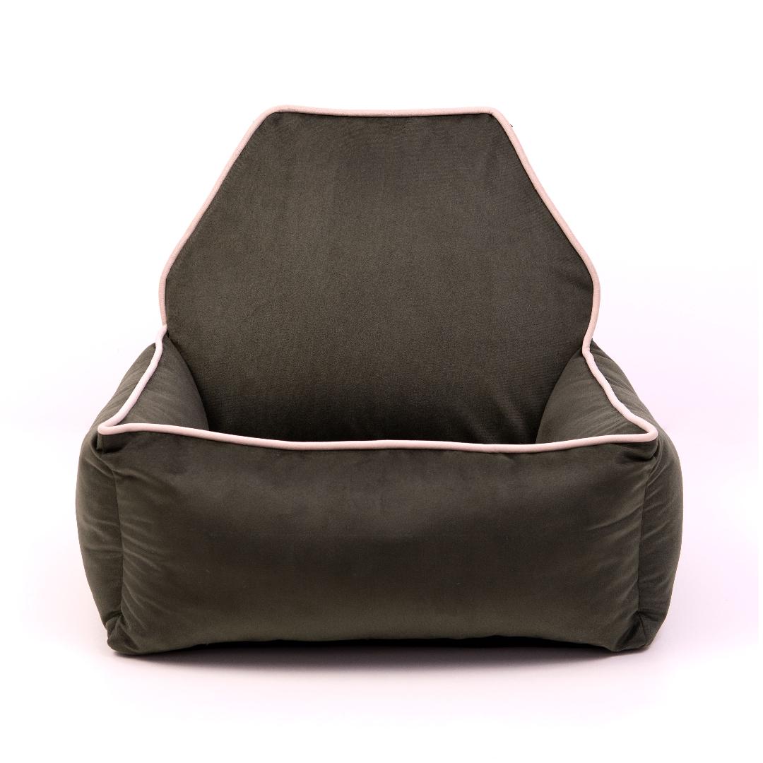 Автокресло для животных Darling 60х50 см Темный-хаки/Белый (216050002) - фото 4