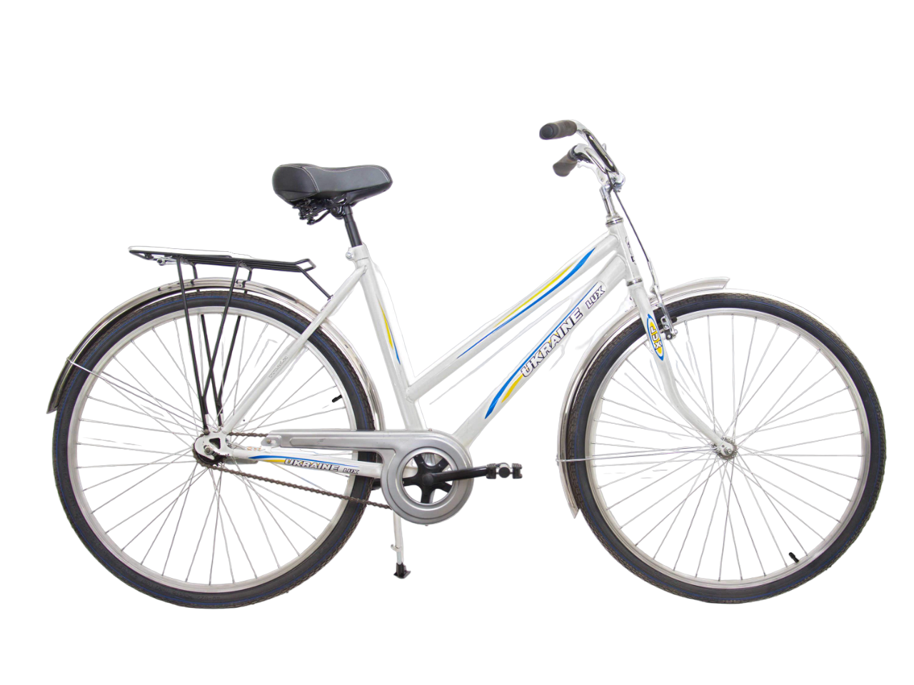 Велосипед Україна ХВЗ LUX65CZ 28″ cталь Білий Велосипед Україна ХВЗ LUX65CZ 28″ cталь Білий